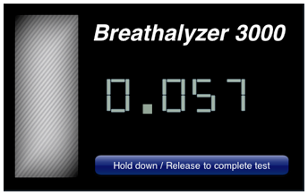 Brethalyzer 3000 Fake breathalyzer get the keys away from drunk driver